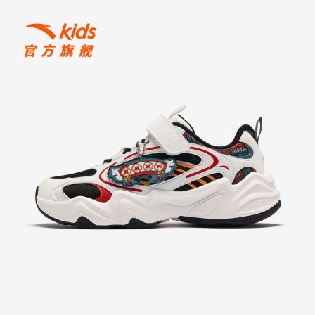 熔岩男女大童休闲鞋2026年新款防滑耐磨复古老爹鞋A12618805拼