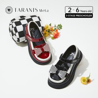 泰兰尼斯meta女童皮鞋春秋季软底单鞋洋气蝴蝶结演出鞋M13X3A2844