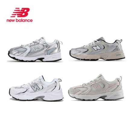 New Balance2025潮儿童鞋百搭休闲运动鞋男女童慢跑鞋子灰银