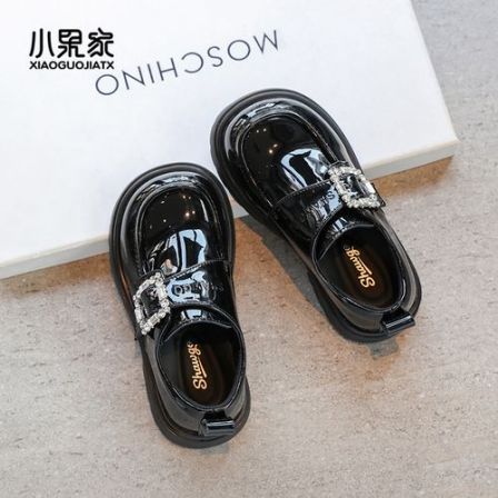 女童皮鞋乐福鞋黑色儿童鞋子春秋小女孩单鞋演出鞋子玛丽珍童鞋女