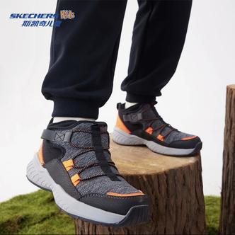 【商场同款】官方男童秋冬轻便厚底舒适保暖加绒棉高帮鞋