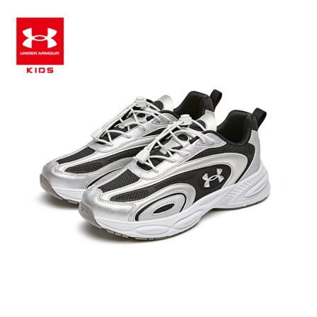 安德玛/2026新款儿童透气舒适休闲厚底鞋轻便增高男老爹鞋2621677