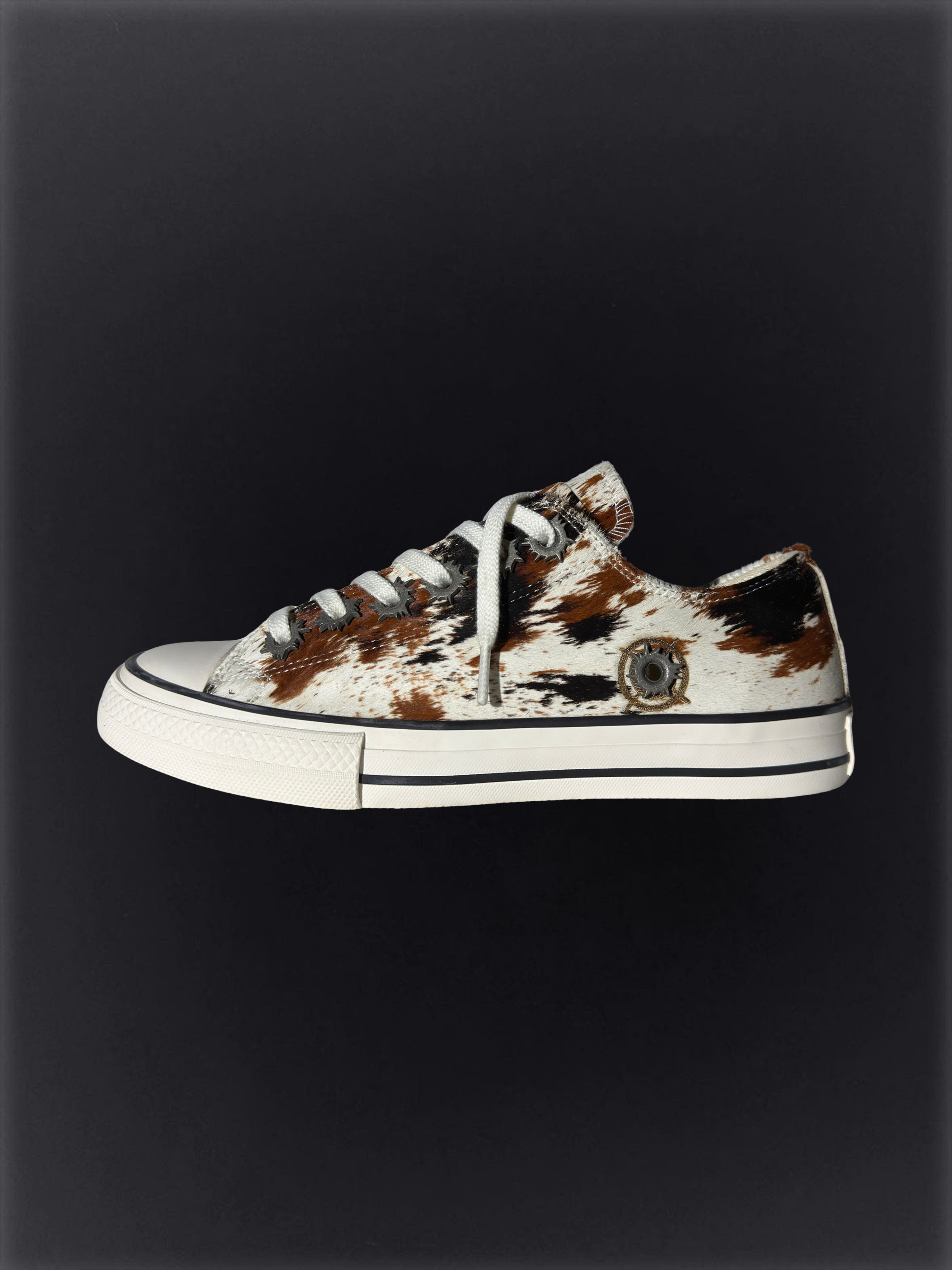 罗曼凯瑟 POWSTAR 奶牛真皮马毛 弹孔鞋限量款 低帮主图