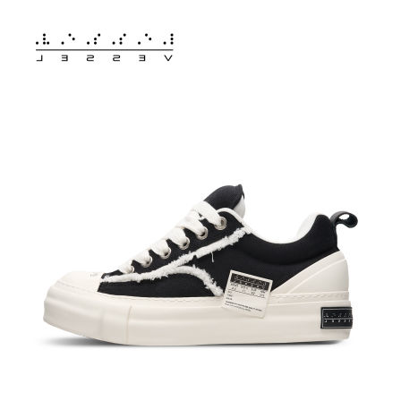 xVESSEL周杰伦同款牛轧糖面包鞋休闲板鞋厚底帆布鞋