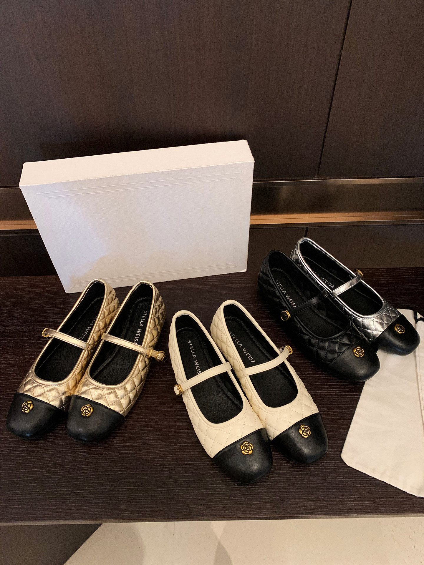 羊皮版本~小香风内增高玛丽珍鞋女2026春季新款菱格芭蕾风小单鞋主图