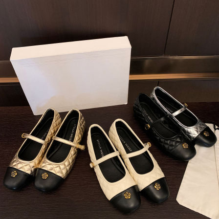 羊皮版本~小香风内增高玛丽珍鞋女2026春季新款菱格芭蕾风小单鞋