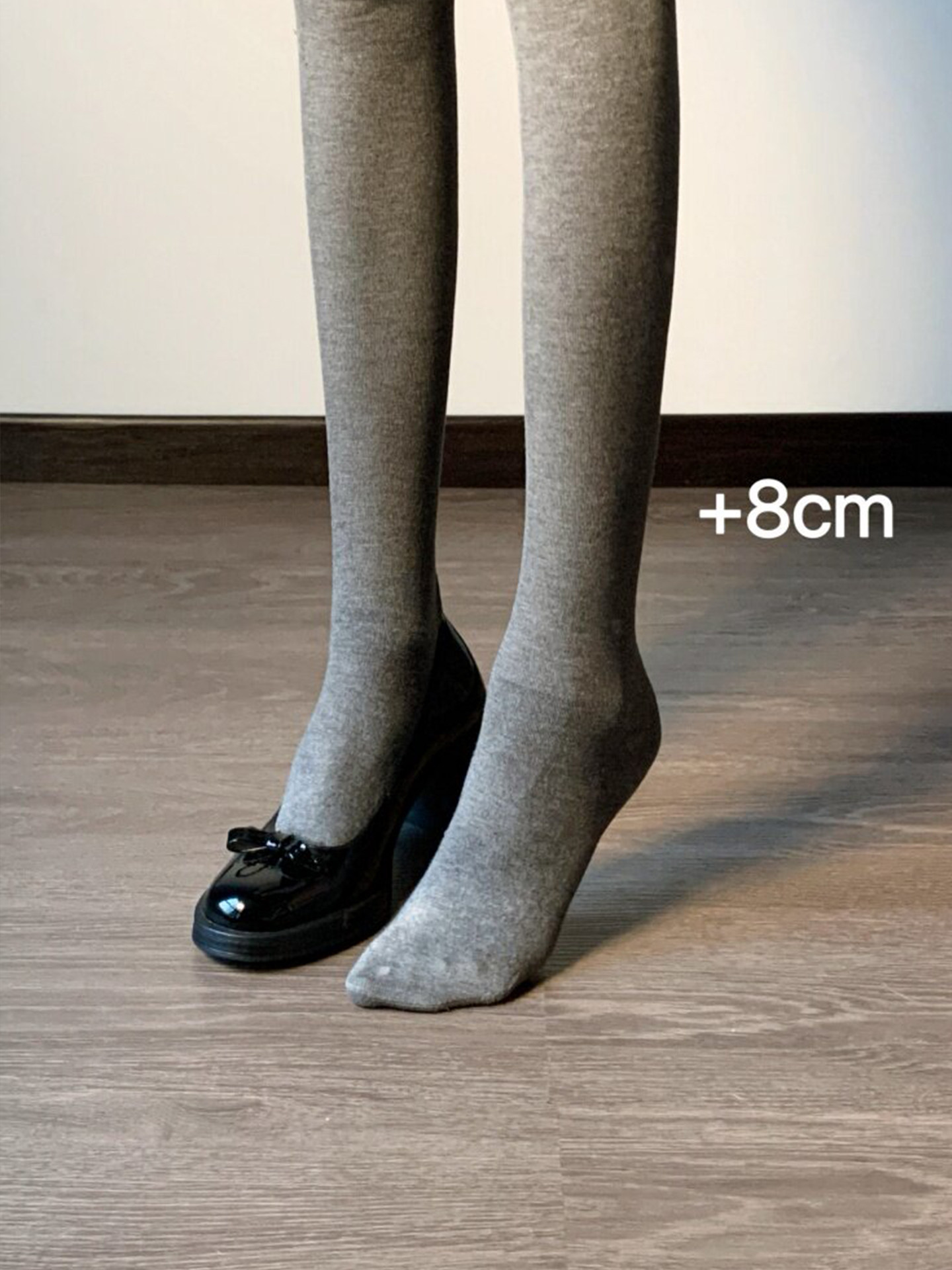 Wheat house ~！复古气质蝴蝶结高跟玛丽珍鞋女圆头粗跟通勤单鞋主图