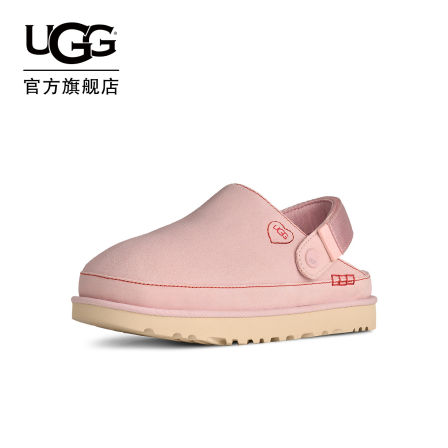 UGG春季新款女士魔术贴爱心款半拖鞋金星克罗格鞋包头鞋 1181110