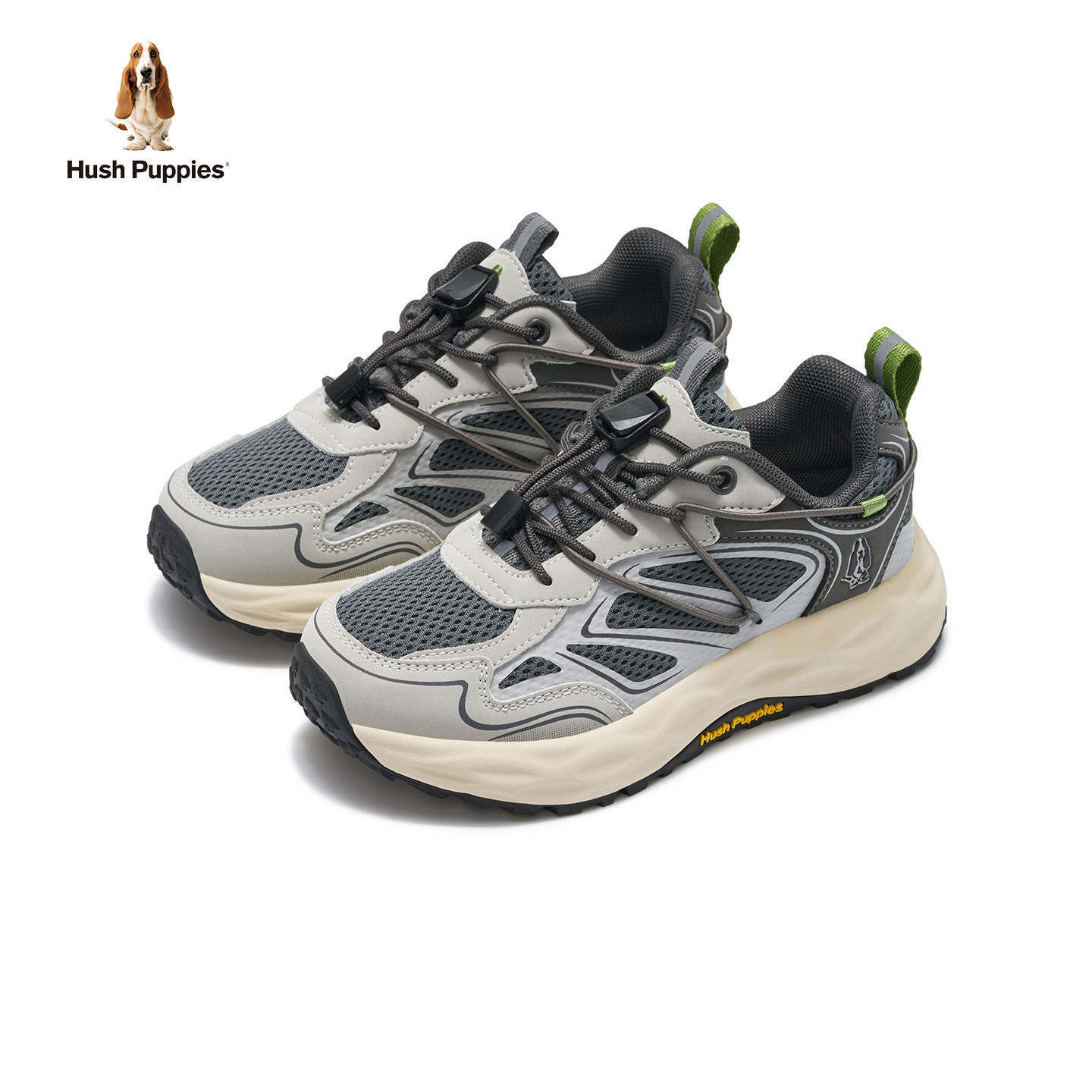 【灵核2.0】暇步士童鞋男童休闲儿童运动网面透气户外登山徒步鞋主图