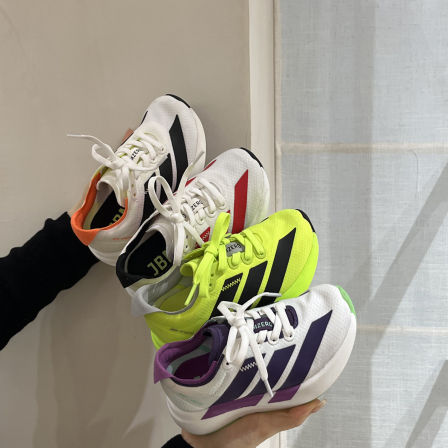 JBM 潮酷儿童炫彩跑步鞋2026春季新款男女童时尚轻便软底运动鞋