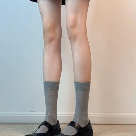 Wheat house ~！法式复古风厚底玛丽珍鞋女浅口通勤魔术贴小皮鞋