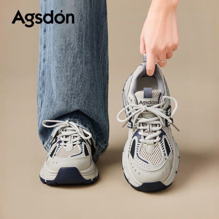 奥古狮登老爹鞋女2026新款春季增高巨好看百搭休闲超火运动鞋子爆