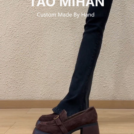 真皮巨好看增高厚底乐福鞋女2026新款小个子一脚蹬小皮鞋高跟单鞋