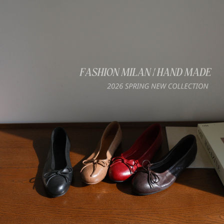 法式蝴蝶结芭蕾舞鞋女圆头浅口玛丽珍鞋软底百搭一脚蹬单鞋