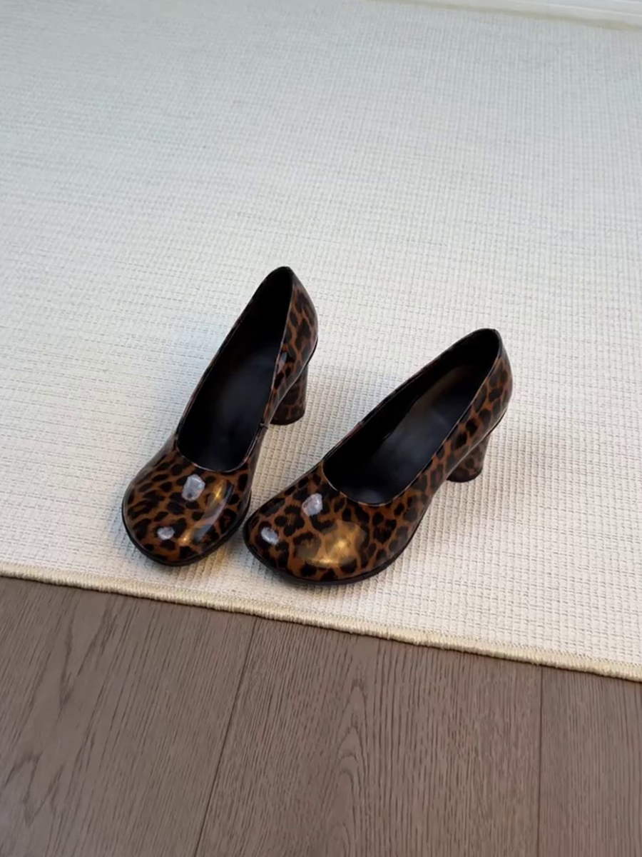 羊皮版~圆头百搭时尚温柔风气质高级感设计通勤法式简约女玛丽珍主图