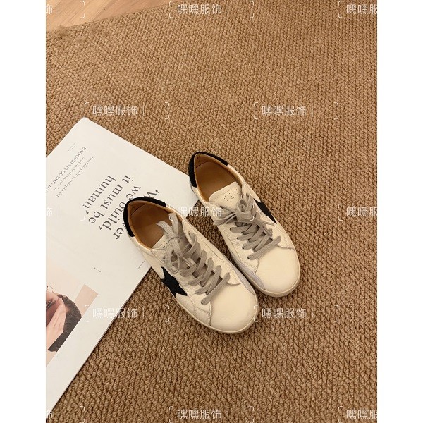 HEIHEI【星星鞋】“超级软”复古做旧小牛皮平底百搭休闲舒适板鞋主图