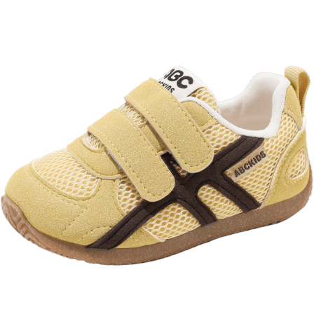 ABCkids童鞋儿童学步鞋男童春季新款网面休闲鞋小童魔术贴宝宝鞋