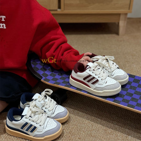WGT男童运动板鞋2026春季新款休闲鞋儿童百搭小白鞋女童低帮潮鞋