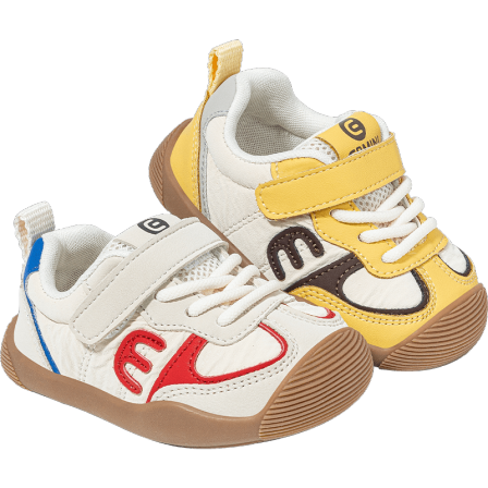 英贝米尼宝宝学步鞋2026春季新款儿童鞋子防撞小童板鞋小孩室内鞋