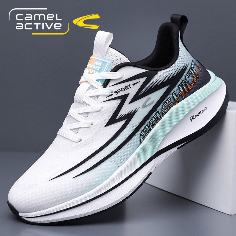 德国骆驼动感男鞋软底跑步鞋耐磨防滑运动鞋男户外透气网面老爹鞋主图