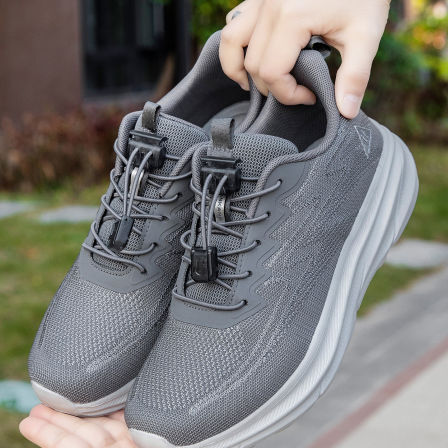 张凯丽老人鞋男2026新款春季透气爸爸鞋中老年舒适防滑软底运动鞋