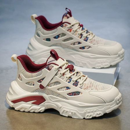 李宇新男鞋2026新款春季青少年厚底增高老爹潮鞋男百搭休闲运动鞋