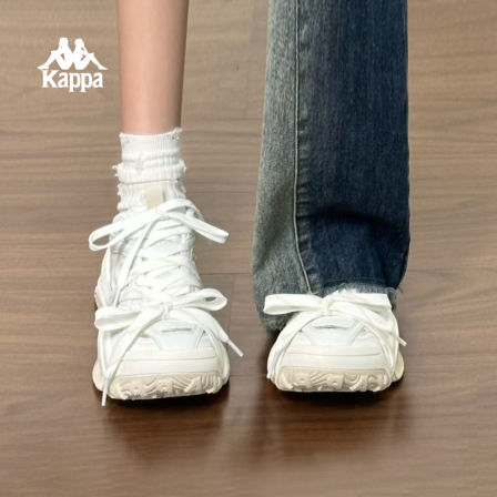 Kappa方糖厚底老爹鞋2026新款女款运动鞋春季配阔腿裤的鞋子板鞋