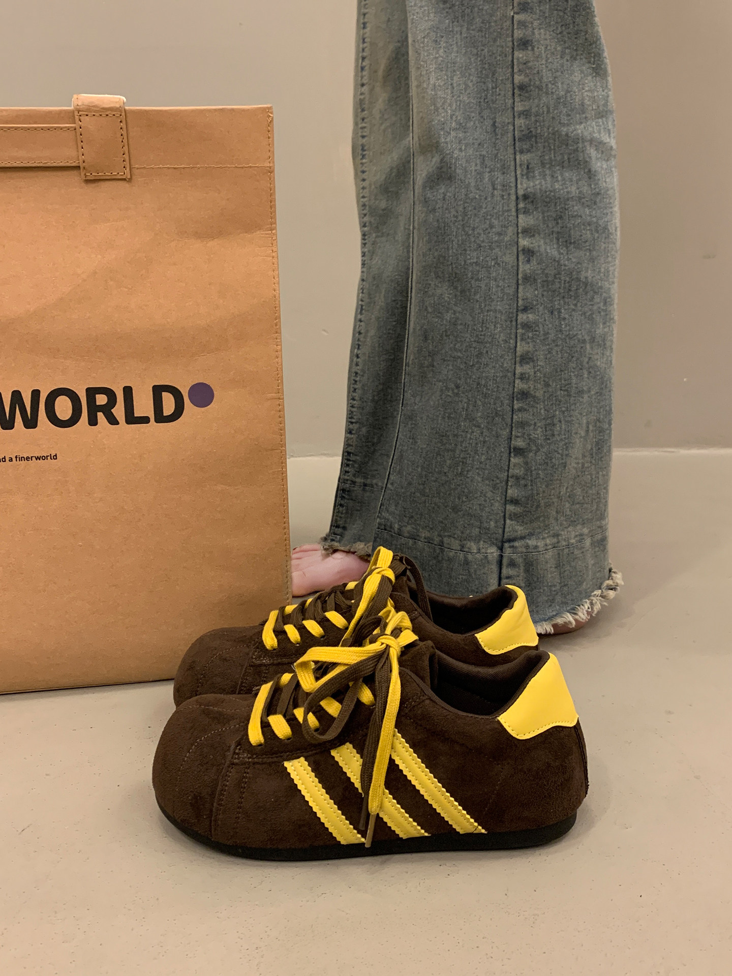 爆款百搭小众厚底板鞋女内增高德训鞋2026新款春季轻便运动休闲鞋主图