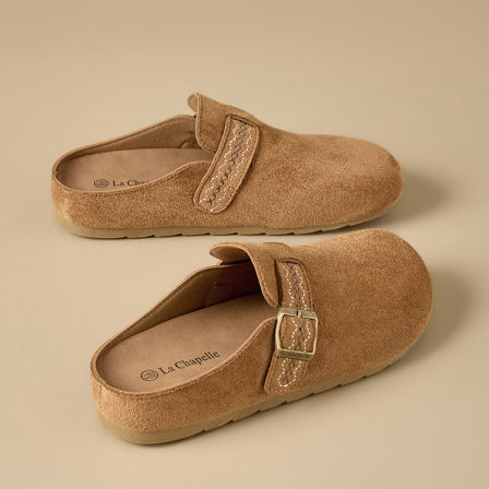 拉夏贝尔勃肯鞋女2026春夏新款外穿包头懒人休闲一脚蹬软底穆勒鞋