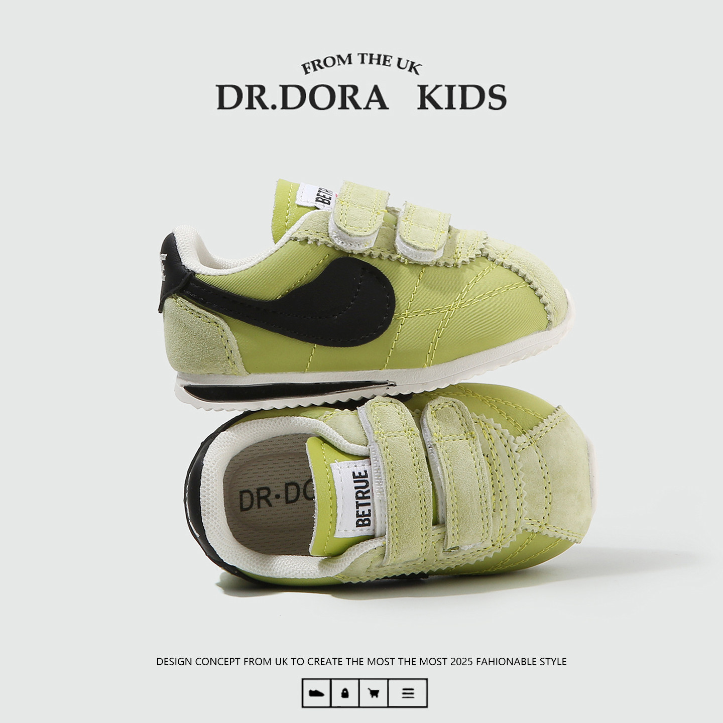 DR.DORA朵拉博士春季宝宝鞋子休闲风机能运动软底阿甘鞋婴儿学步主图