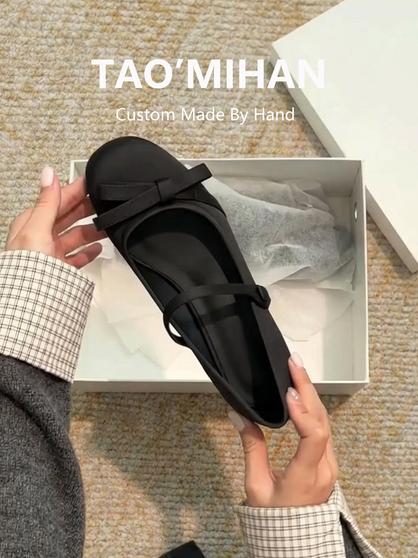 真皮法式芭蕾风玛丽珍女鞋2026新款不累脚高跟鞋中跟粗跟单鞋女主图