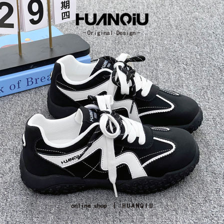 环球防滑耐磨足弓形跑步运动鞋女2026超火春季爆款耐脏增高登山鞋