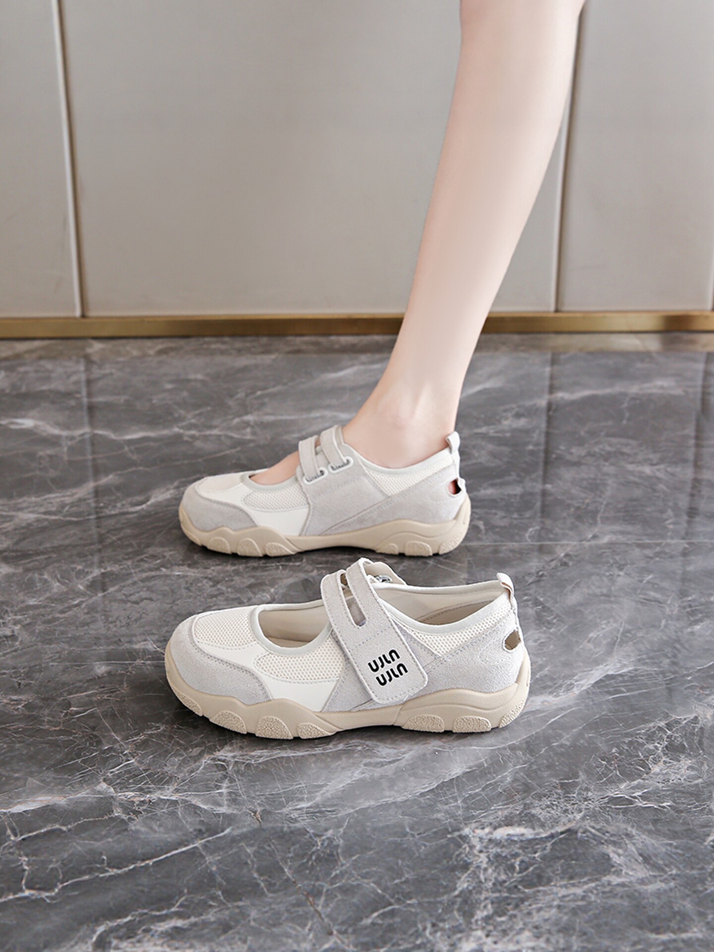 老北京布鞋女夏季透气浅口休闲单鞋时尚妈妈鞋包头凉鞋舒适孕妇鞋主图