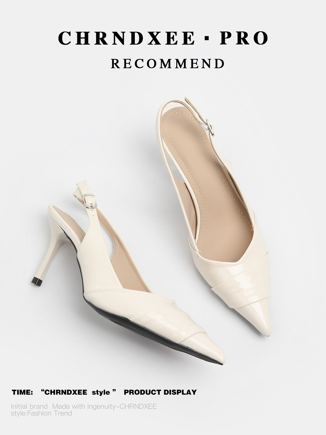 初系丨温柔晚风法式细跟包头凉鞋女外穿配裙优雅名媛百搭高跟单鞋主图