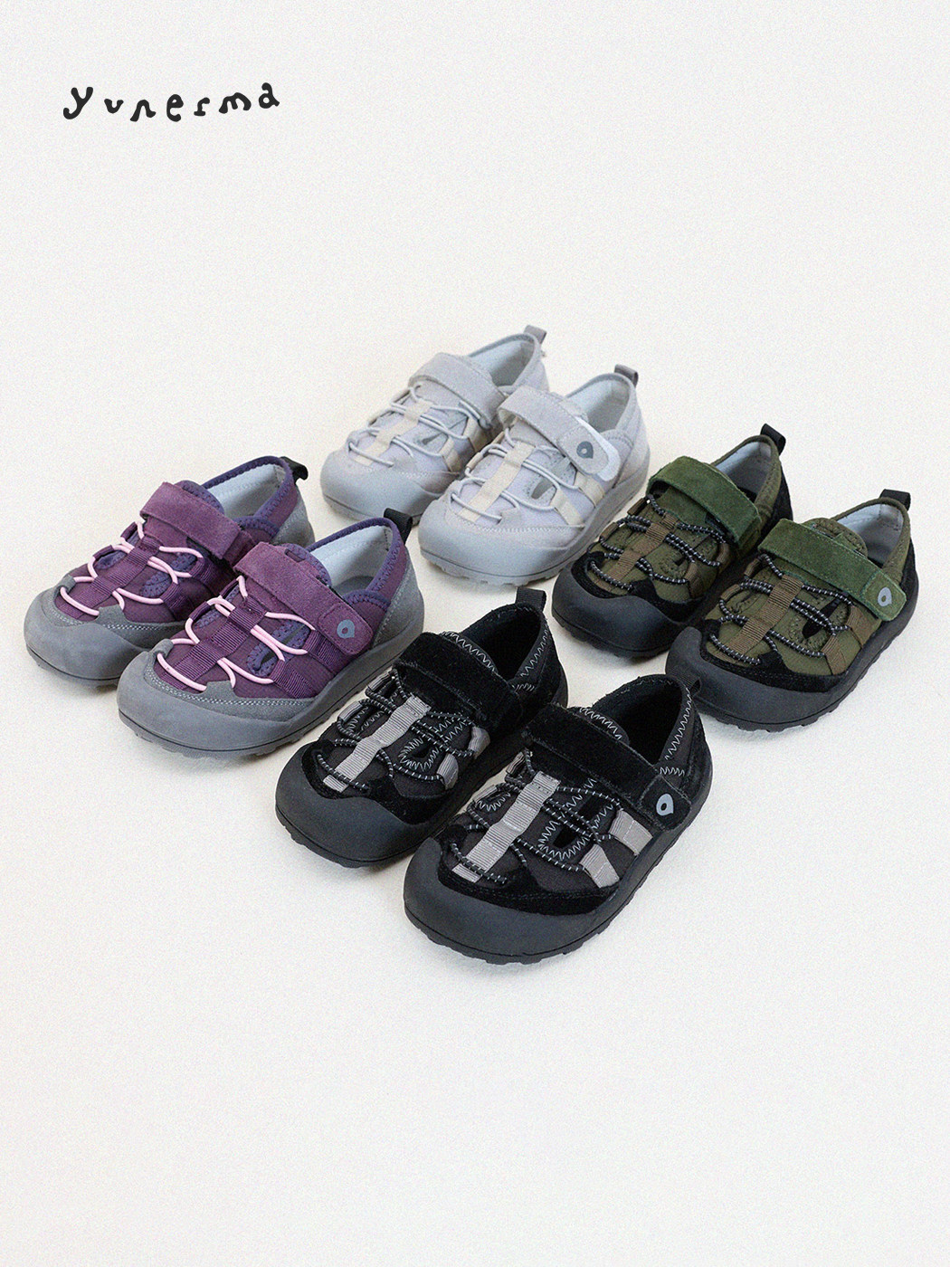 允儿妈女童2026春季新款山系魔术贴运动鞋儿童户外休闲鞋宝宝鞋子主图
