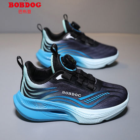 巴布豆童鞋男童运动鞋网面透气2026新款儿童鞋子中大童软底跑步鞋