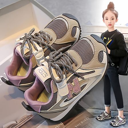 官网C&K女童鞋子春季2026新款儿童软底跑步运动鞋女孩透气德训鞋