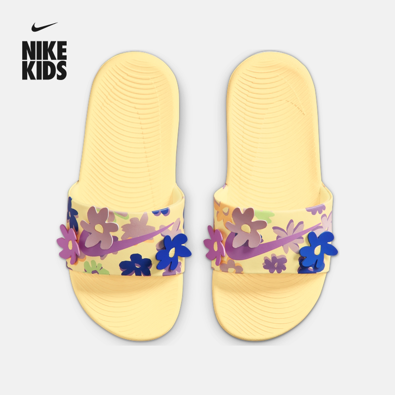 耐克大童舒适拖鞋春季新款男女童室内耐穿NIKE KAWA IB5883主图