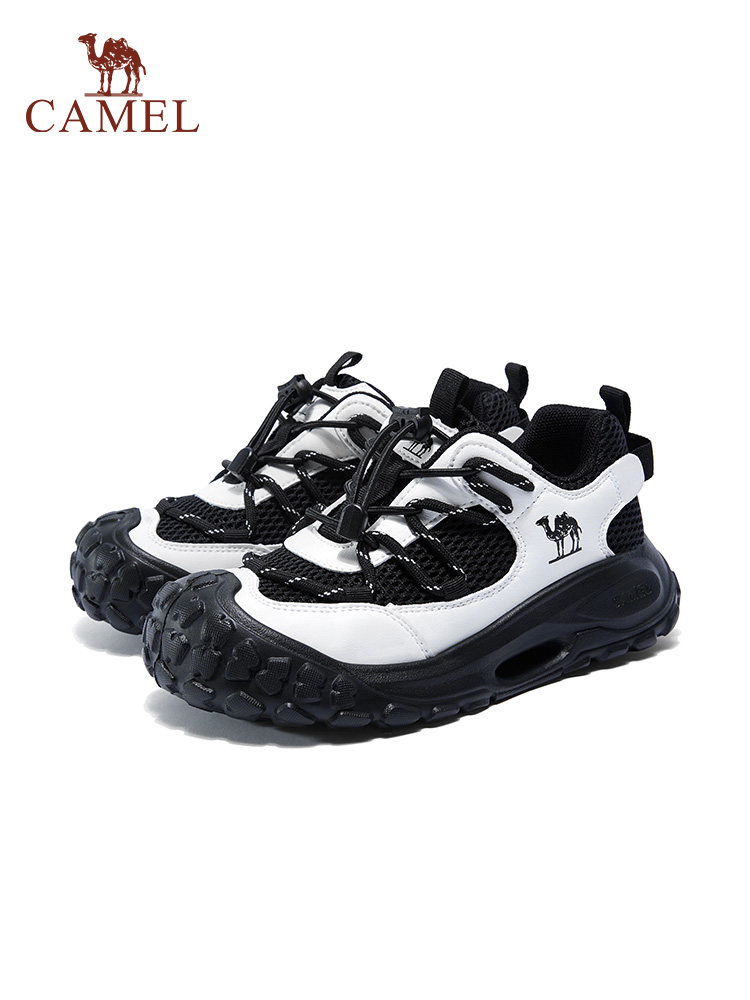 【软萌】小骆驼儿童登山鞋户外防滑耐磨网面透气徒步鞋男童运动鞋主图