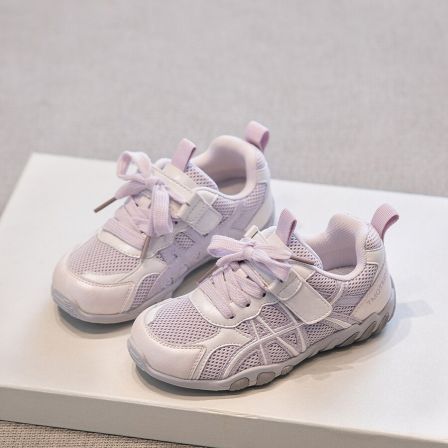 童梦晴天女童运动鞋2026新款春季儿童德训鞋女宝透气休闲鞋子春款