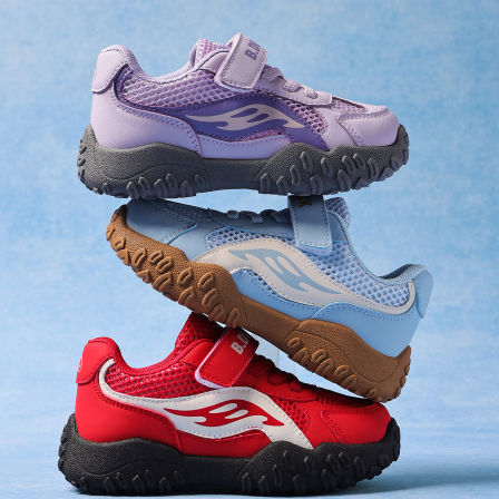 小黄鸭童鞋男童鞋子2026夏季网面透气中大童休闲鞋单网儿童运动鞋