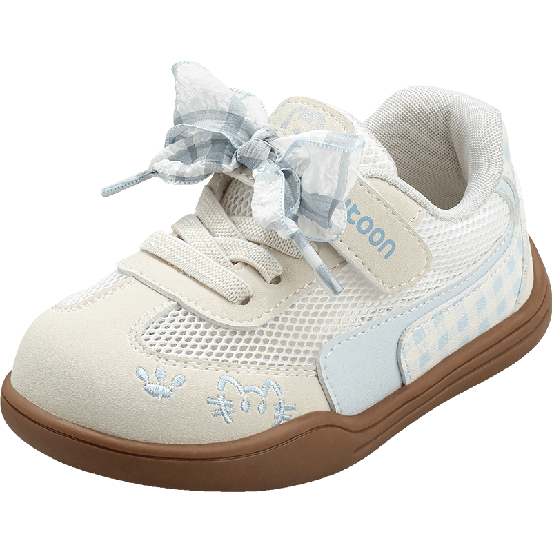 牧童公主板鞋2026夏季新款轻便甜美女童德训鞋休闲透气女宝宝鞋子主图