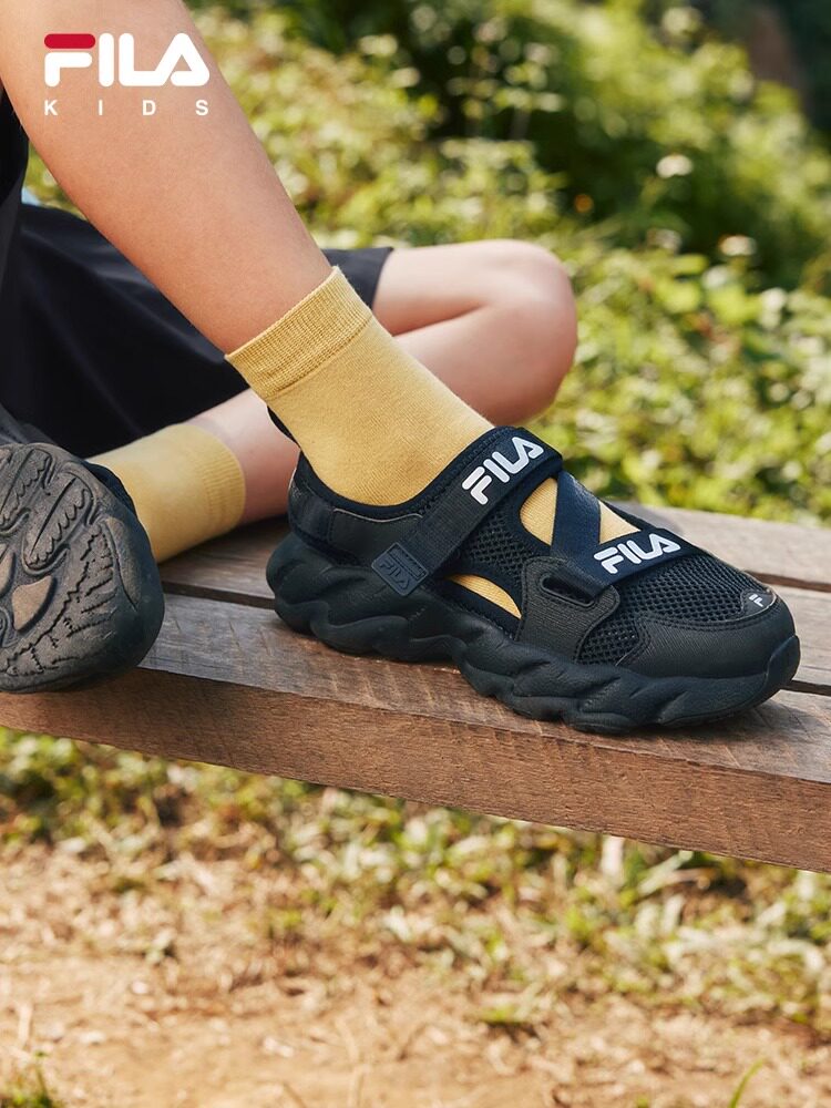 蕨草|FILA斐乐儿童童鞋玛丽珍包头凉鞋2026夏季新款男女童运动鞋主图