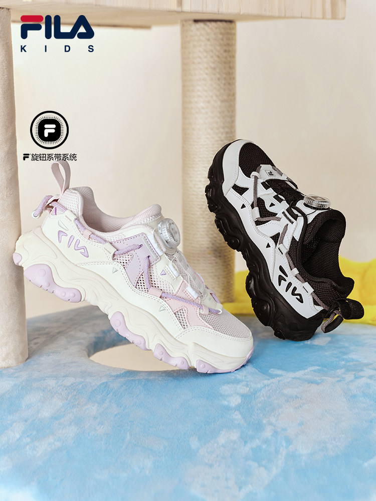 猫爪|FILA斐乐儿童童鞋跑步鞋2026年夏季新款男女中大童运动鞋子主图