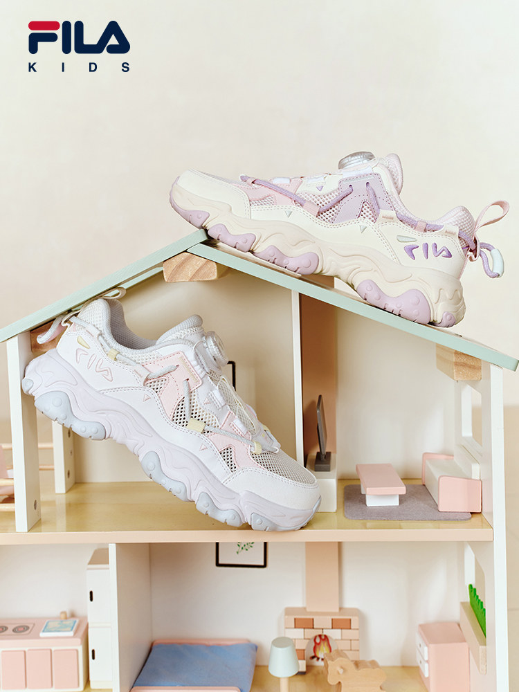 猫爪|FILA斐乐儿童童鞋跑步鞋2026年夏季新款男女中大童运动鞋子主图