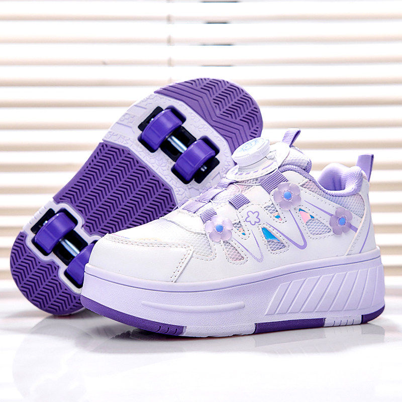 官网C&K女童暴走鞋2026新款春季儿童时尚四轮溜冰鞋小学生轮滑鞋主图
