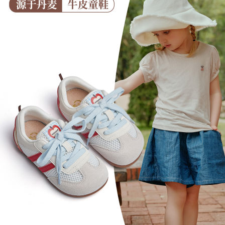 五粒豆女童板鞋春季休闲鞋宝宝运动鞋苹果儿童鞋子网面透气小白鞋