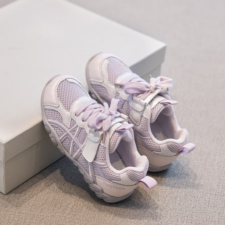 童梦晴天女童鞋子好看运动鞋儿童老爹鞋2026新款春季女宝跑鞋轻便