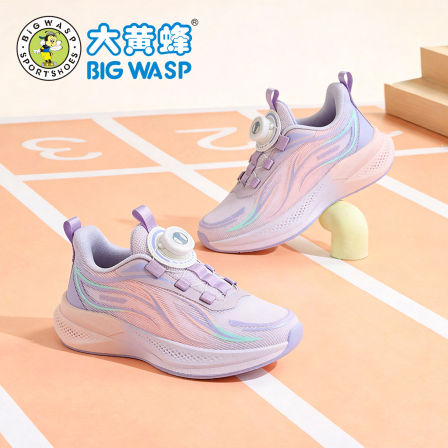 大黄蜂童鞋女童运动鞋春季新款轻便舒适小学生跑步鞋休闲儿童鞋子