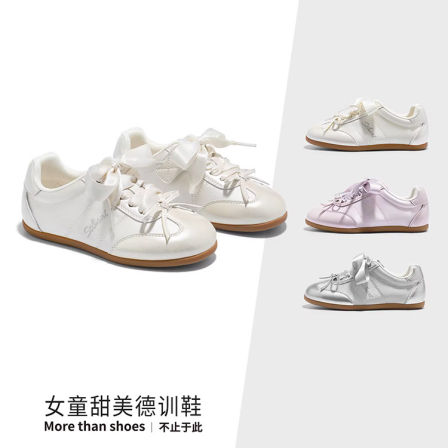 星期六童鞋女童芭蕾风德训鞋2026春季新款儿童休闲百搭休闲运动鞋